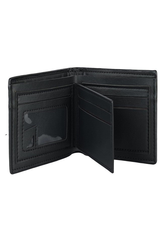 ZEVORA Men Travel, Trendy, Casual Black Leather Wallet (3 Card Slots) - Image 3